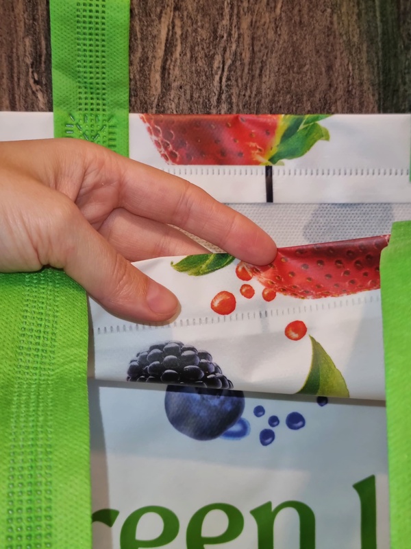 Сумка спанбонд ламинированная для продуктов